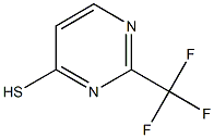 2-(TRIFLUOROMETHYL)PYRIMIDINE-4-THIOL 结构式