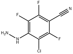 2-CHLORO-4-CYANO-3,5,6-TRIFLUOROPHENYLHYDRAZINE 结构式