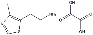 2-(4-METHYL-THIAZOL-5-YL)-ETHYLAMINE OXALATE 结构式