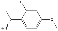 (1R)-1-(2-FLUORO-4-METHOXYPHENYL)ETHYLAMINE 结构式