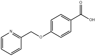 4-(PYRIDIN-2-YLMETHOXY)BENZOIC ACID 结构式