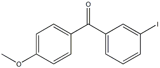 3-IODO-4'-METHOXYBENZOPHENONE 结构式