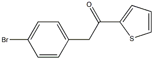 2-(4-BROMOPHENYL)-1-(2-THIENYL)ETHAN-1-ONE 结构式