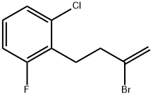 2-Bromo-4-(2-chloro-6-fluorophenyl)-1-butene 结构式