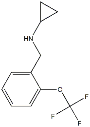 (1R)CYCLOPROPYL[2-(TRIFLUOROMETHOXY)PHENYL]METHYLAMINE 结构式