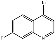 4-溴-7-氟喹啉 结构式