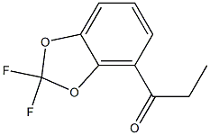 1-(2,2-DIFLUOROBENZO-(1,3)-DIOXOL-4-YL)-PROPANE-1-ONE 结构式