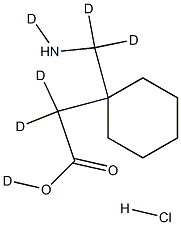 加巴喷丁盐酸盐 结构式