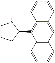 (2R)-2-(9-ANTHRYL)PYRROLIDINE 结构式