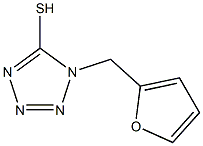 1-(2-FURYLMETHYL)-1H-TETRAZOLE-5-THIOL 结构式