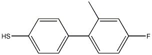 4-(4-FLUORO-2-METHYLPHENYL)THIOPHENOL 结构式