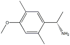 (1S)-1-(4-METHOXY-2,5-DIMETHYLPHENYL)ETHYLAMINE 结构式