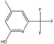 4-METHYL-6-TRIFLUOROMETHYL-PYRIDIN-2-OL 结构式