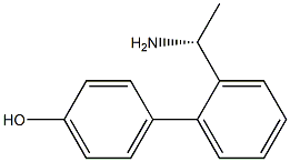 4-[2-((1R)-1-AMINOETHYL)PHENYL]PHENOL 结构式