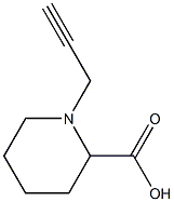 1-PROP-2-YNYLPIPERIDINE-2-CARBOXYLIC ACID 结构式