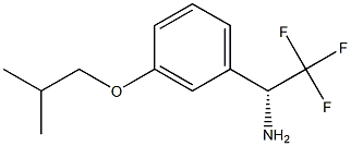 (1R)-2,2,2-TRIFLUORO-1-[3-(2-METHYLPROPOXY)PHENYL]ETHYLAMINE 结构式