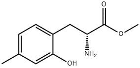 METHYL (2R)-2-AMINO-3-(2-HYDROXY-4-METHYLPHENYL)PROPANOATE 结构式