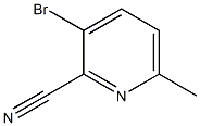 3-溴-6-甲基-2-氰基吡啶 结构式