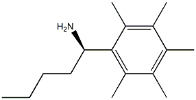 (1R)-1-(2,3,4,5,6-PENTAMETHYLPHENYL)PENTYLAMINE 结构式