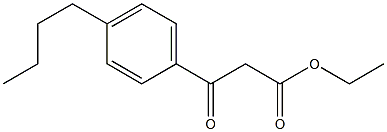 ETHYL (4-N-BUTYLBENZOYL)ACETATE 结构式