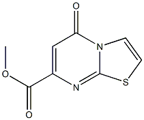 5H-Thiazolo[3,2-a]pyrimidine-7-carboxylic acid, 5-oxo-, methyl ester 结构式