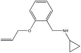(1R)Cyclopropyl(2-prop-2-enyloxyphenyl)methylamine 结构式