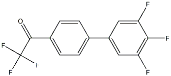 4'-(3,4,5-TRIFLUOROPHENYL)-2,2,2-TRIFLUOROACETOPHENONE 结构式