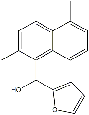 5-METHYL-2-FURYL-(2-METHYL-1-NAPHTHYL)METHANOL 结构式