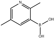 B-(2,5-二甲基-3-吡啶基)硼酸 结构式