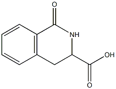 L-1-OXO-1,2,3,4-TETRAHYDRO-ISOQUINOLINE-3-CARBOXYLIC ACID 结构式
