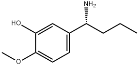 5-((1R)-1-AMINOBUTYL)-2-METHOXYPHENOL 结构式