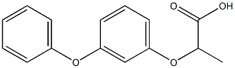 2-(3-PHENOXYPHENOXY)PROPANOIC ACID 结构式