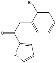 2-(2-BROMOPHENYL)-1-(2-FURYL)ETHAN-1-ONE 结构式