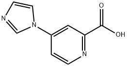 4-咪唑基O-2-吡啶羧酸 结构式