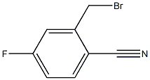 2-CYANO-5-FLUOROBENZYL BROMIDE 结构式