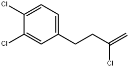 2-CHLORO-4-(3,4-DICHLOROPHENYL)-1-BUTENE 结构式