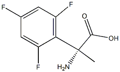 (2R)-2-AMINO-2-(2,4,6-TRIFLUOROPHENYL)PROPANOIC ACID 结构式