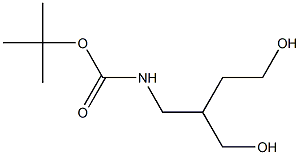 (4-Hydroxy-2-hydroxymethyl-butyl)-carbamic acid tert-butyl ester 结构式