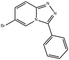 6-溴-3-苯基-[1,2,4]三唑并[4,3-A]吡啶 结构式