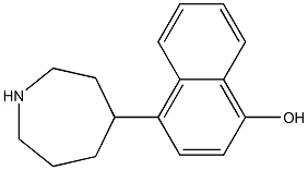 4-AZEPAN-4-YL-NAPHTHALEN-1-OL 结构式