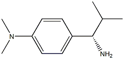[4-((1S)-1-AMINO-2-METHYLPROPYL)PHENYL]DIMETHYLAMINE 结构式