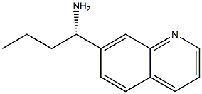 (1S)-1-(7-QUINOLYL)BUTYLAMINE 结构式