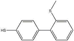 4-(2-METHYLTHIOPHENYL)THIOPHENOL 结构式