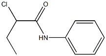 2-CHLORO-N-PHENYLBUTANAMIDE 结构式
