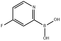 4-FLUOROPYRIDIN-2-YL-2-BORONIC ACID 结构式