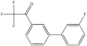 3'-(3-FLUOROPHENYL)-2,2,2-TRIFLUOROACETOPHENONE 结构式