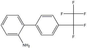 4'-PENTAFLUOROETHYL-1,1'-BIPHENYL-2-AMINE 结构式