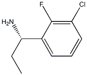 (1S)-1-(3-CHLORO-2-FLUOROPHENYL)PROPYLAMINE 结构式