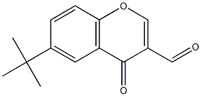 6-TERT-BUTYL-4-OXO-4H-CHROMENE-3-CARBALDEHYDE 结构式