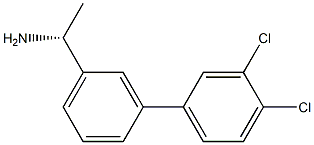 (1R)-1-[3-(3,4-DICHLOROPHENYL)PHENYL]ETHYLAMINE 结构式